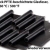 Rosenstein & Söhne Backpapier:Dauer-BBQ-Grillmatte & Antihaft-Bratfolie Aus Glasfaser, 9 Stück -Einrichtungsgeschäft nx8642 0
