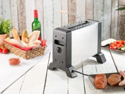 Rosenstein & Söhne Vertikalgrill Elektrisch:Vertikaler Infrarot-Tischgrill Mit 24 X 18 Cm Grillfläche & 1.000 Watt -Einrichtungsgeschäft nx8644 6