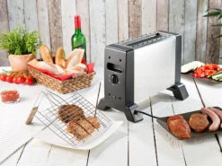 Rosenstein & Söhne Vertikalgrill Elektrisch:Vertikaler Infrarot-Tischgrill Mit 24 X 18 Cm Grillfläche & 1.000 Watt -Einrichtungsgeschäft nx8644 7