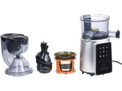 Rosenstein & Söhne Saftpresse Kaltpressung:Digitaler Slow Juicer & Kaltpress-Entsafter F. Ganze Früchte, 8 Progr. -Einrichtungsgeschäft nx8651 4 2