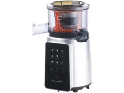 Rosenstein & Söhne Gemüsepresse:3in1-Slow-Juicer & Entsafter Mit Gemüse-Reibe & Eis-Aufsatz, 200 Watt -Einrichtungsgeschäft nx8653 2