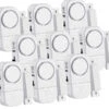 VisorTech Türalarm:9er-Set Mini-Tür- Und Fensteralarme, 95 Db, 2 Jahre Batterielaufzeit