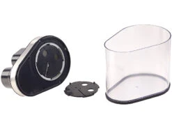 Rosenstein & Söhne Mixstab:Elektrischer 2in1-Stabmixer Und Spiralschneider, 400 Watt, Edelstahl -Einrichtungsgeschäft nx8804 3