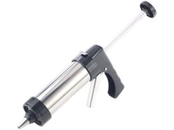 Rosenstein & Söhne Teigspritze:Profi-Edelstahl-Gebäckpresse & Garnierspritze, 13 Schablonen, 8 Tüllen 20 Rosenstein & Söhne Teigspritze:Profi-Edelstahl-Gebäckpresse & Garnierspritze, 13 Schablonen, 8 Tüllen -Einrichtungsgeschäft nx8806 1