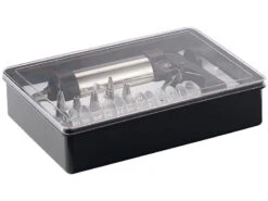 Rosenstein & Söhne Teigspritze:Profi-Edelstahl-Gebäckpresse & Garnierspritze, 13 Schablonen, 8 Tüllen 18 Rosenstein & Söhne Teigspritze:Profi-Edelstahl-Gebäckpresse & Garnierspritze, 13 Schablonen, 8 Tüllen -Einrichtungsgeschäft nx8806 3