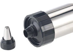 Rosenstein & Söhne Teigspritze:Profi-Edelstahl-Gebäckpresse & Garnierspritze, 13 Schablonen, 8 Tüllen 22 Rosenstein & Söhne Teigspritze:Profi-Edelstahl-Gebäckpresse & Garnierspritze, 13 Schablonen, 8 Tüllen -Einrichtungsgeschäft nx8806 6