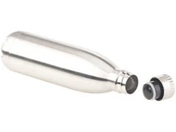 Rosenstein & Söhne Edelstahlflasche:Doppelwandige Vakuum-Isolierflasche Aus Edelstahl, 750 Ml, BPA-frei -Einrichtungsgeschäft nx8876 3