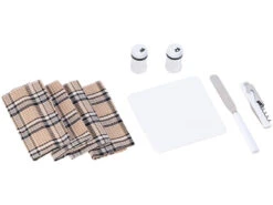 PEARL Picknick Besteckset:22-tlg. Picknick-Besteck-Set Für 4 Personen, Mit Salz-/Pfefferstreuer -Einrichtungsgeschäft nx8898 6