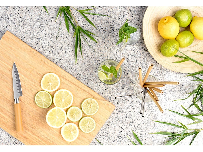 Rosenstein & Söhne Umwelt-Bambus-Trinkhalm:48 Bambus-Trinkhalme 130 Mm, Wiederverwendbar, Mit Reinigungsbürste 9 Rosenstein & Söhne Umwelt-Bambus-Trinkhalm:48 Bambus-Trinkhalme 130 Mm, Wiederverwendbar, Mit Reinigungsbürste – Bild 7