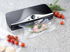 Rosenstein & Söhne Elektrischer Vakuumierer:2in1-Vakuumierer BV-200.duo Mit Profi-Sous-Vide-Garer -Einrichtungsgeschäft nx8982 5