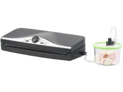 Rosenstein & Söhne Elektrischer Vakuumierer:2in1-Vakuumierer BV-200.duo Mit Profi-Sous-Vide-Garer -Einrichtungsgeschäft nx8982 6