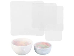 Rosenstein & Söhne Silicondeckel:12er-Set Wiederverwendbare Silikon-Frischhaltefolien, 3 Größen 14 Rosenstein & Söhne Silicondeckel:12er-Set Wiederverwendbare Silikon-Frischhaltefolien, 3 Größen -Einrichtungsgeschäft nx8990 8