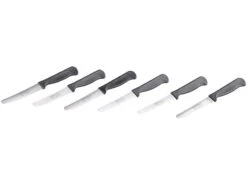 Rosenstein & Söhne Frühstücksmesser Scharf:Frühstücksmesser Mit Wellenschliff Aus Rostfreiem Chromstahl, 6er-Set -Einrichtungsgeschäft nx9045 7