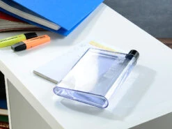 Rosenstein & Söhne Flache Trinkflasche:Ultraflache Wasser-Flasche Im A5-Notizbuch-Format, 420 Ml -Einrichtungsgeschäft nx9092 3 1