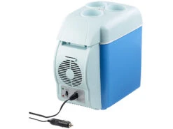 Lescars Auto Kühlschrank:Thermoelektrische Kfz-Wärme- & Kühl-Box, Getränkehalter, 7,5 L, 12 V -Einrichtungsgeschäft nx9173 2 1