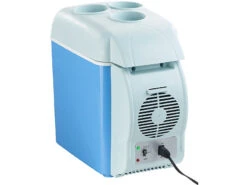Lescars Auto Kühlschrank:Thermoelektrische Kfz-Wärme- & Kühl-Box, Getränkehalter, 7,5 L, 12 V -Einrichtungsgeschäft nx9173 3 1