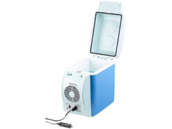 Lescars Auto Kühlschrank:Thermoelektrische Kfz-Wärme- & Kühl-Box, Getränkehalter, 7,5 L, 12 V -Einrichtungsgeschäft nx9173 4 1