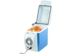 Lescars Auto Kühlschrank:Thermoelektrische Kfz-Wärme- & Kühl-Box, Getränkehalter, 7,5 L, 12 V -Einrichtungsgeschäft nx9173 5 1