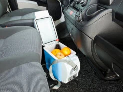 Lescars Auto Kühlschrank:Thermoelektrische Kfz-Wärme- & Kühl-Box, Getränkehalter, 7,5 L, 12 V -Einrichtungsgeschäft nx9173 7 1