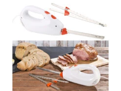 Rosenstein & Söhne Profi-Elektromesser:Elektromesser Mit 2 Edelstahl-Doppelklingen (Versandrückläufer) -Einrichtungsgeschäft nx9202 6 1