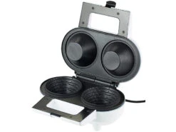 Rosenstein & Söhne Eiswaffeleisen:Waffeleisen Für 2 Eiswaffel-Schälchen, Antihaft-beschichtet, 550 Watt -Einrichtungsgeschäft nx9211 1