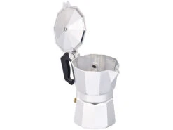 Rosenstein & Söhne Herdplatte:Elektrische Mini-Einzel-Kochplatte & Espresso-Kocher, 500 W, 3 Tassen -Einrichtungsgeschäft nx9253 3