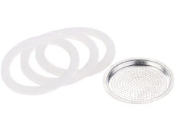 Cucina Di Modena Espressokocher Dichtung:Ersatz-Dichtungsringe Und Filter Für Espresso-Kocher Für 3 Tassen