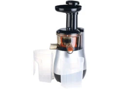 Rosenstein & Söhne Entsafter:Elektrischer Slow Juicer, 60 Umdrehungen/Min., Leiser Motor, 150 Watt