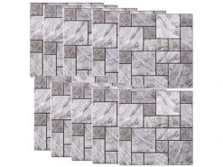 Infactory Bad Folie Selbstklebend:Selbstklebende 3D-Steinwandoptik-Fliesenaufkleber, 30 X 30cm, 20er-Set -Einrichtungsgeschäft nx9402 4