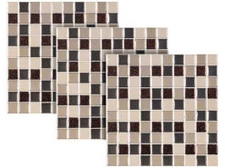 Infactory 3D Fliesenfolien Küche:Selbstklebende 3D-Mosaik-Glitzer-Fliesenaufkleber, 26 X 26cm, 20er-Set 15 Infactory 3D Fliesenfolien Küche:Selbstklebende 3D-Mosaik-Glitzer-Fliesenaufkleber, 26 X 26cm, 20er-Set -Einrichtungsgeschäft nx9405 1 1