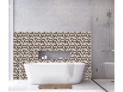 Infactory Mosaik Klebefolie:Selbstklebende 3D-Mosaik-Fliesenaufkleber, 25,5 X 25,5 Cm, 10er-Set -Einrichtungsgeschäft nx9405 2