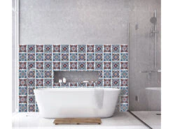 Infactory Klebefliesen Küche:Selbstklebende 3D-Mandala-Fliesenaufkleber, 25,5 X 25,5 Cm, 3er-Set -Einrichtungsgeschäft nx9406 2