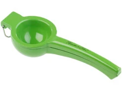 Rosenstein & Söhne Zitruspresse:Manuelle Zitrus- Und Saftpresse Aus Metall Für Zitronen, Ø 7 Cm, Grün