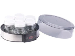 Rosenstein & Söhne Joghurtzubereiter:Joghurt-Maker Mit Zeitschaltuhr, 7 Portionsgläser Je 190 Ml, 20 Watt -Einrichtungsgeschäft nx9454 3