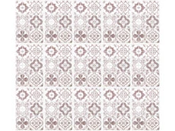 Infactory 3D Fliesenfolie Küche:Selbstklebende 3D-Bordüre-Fliesenaufkleber, Grau, 30 X 20 Cm, 15er-Set