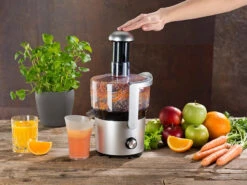 Rosenstein & Söhne Juicer:Elektrischer Zentrifugal-Entsafter, 2 Stufen Bis 16.580 Upm, 350 Watt -Einrichtungsgeschäft nx9527 10