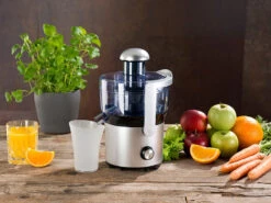Rosenstein & Söhne Juicer:Elektrischer Zentrifugal-Entsafter, 2 Stufen Bis 16.580 Upm, 350 Watt -Einrichtungsgeschäft nx9527 9