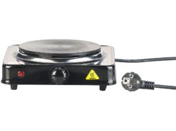 Rosenstein & Söhne Campingkocher:Elektrische Einzel-Kochplatte, 15,5 Cm, 1.000 Watt, Stufenlos, Kompakt -Einrichtungsgeschäft nx9729 3