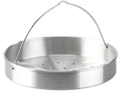 Rosenstein & Söhne Dampf-Koch-Topf:Edelstahl-Schnellkochtopf Mit Dampfgar-Einsatz, Bis 90 KPa, 4 L -Einrichtungsgeschäft nx9744 0