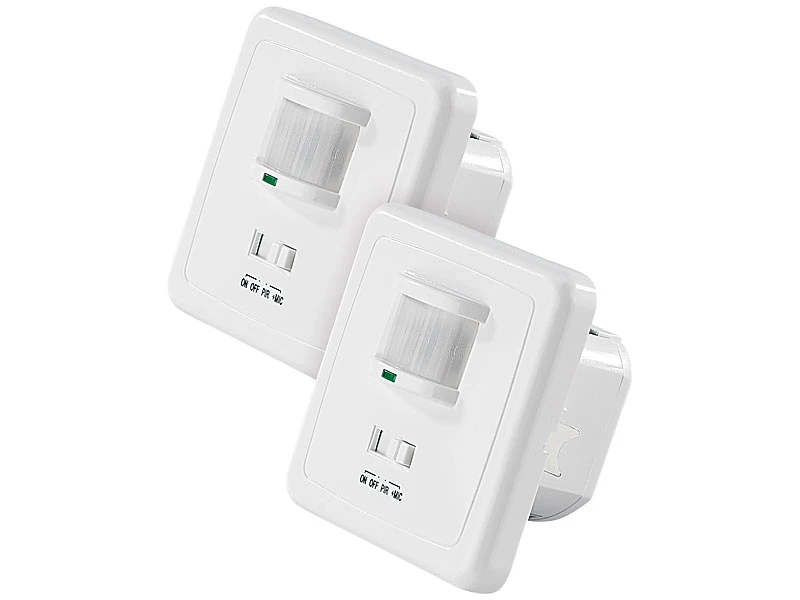 Revolt Klatschschalter 230V:2er-Set Automatische Lichtschalter Mit Bewegungsmelder & Sound-Sensor 4 Revolt Klatschschalter 230V:2er-Set Automatische Lichtschalter Mit Bewegungsmelder & Sound-Sensor – Bild 2