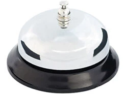 Infactory Tischklingel:Rezeptions-Glocke Mit 85 Mm Durchmesser
