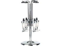 Infactory Bar Buttler:Flaschenhalter "Bar Butler" 4-fach