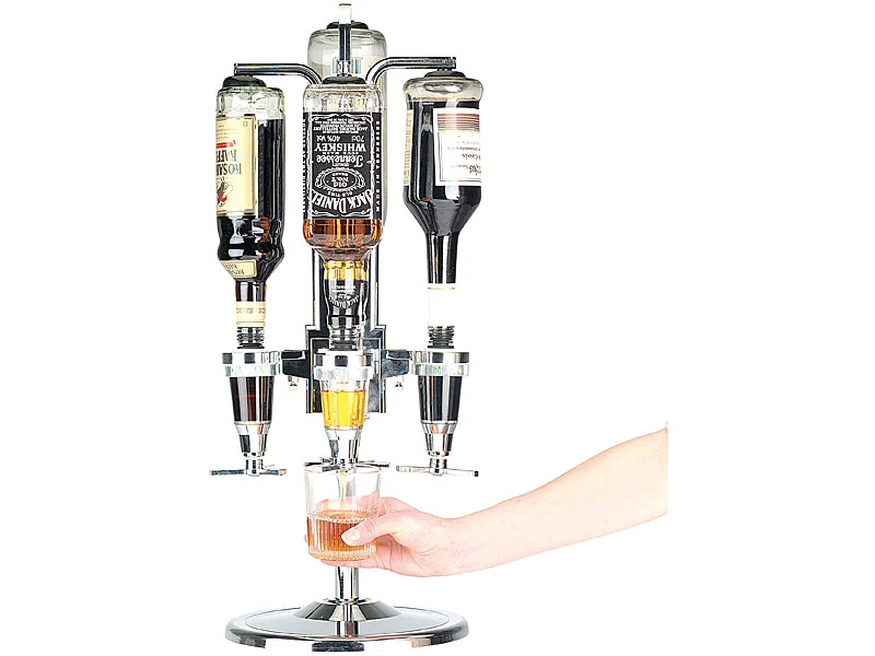 Infactory Bar Buttler:Flaschenhalter "Bar Butler" 4-fach 4 Infactory Bar Buttler:Flaschenhalter "Bar Butler" 4-fach – Bild 2