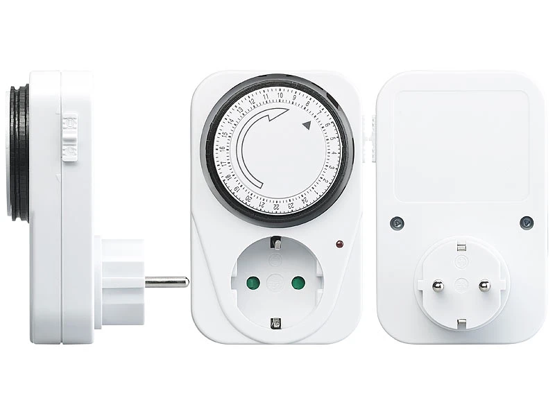 Revolt Zeitschaltuhr Analog:Mechanische Zeitschaltuhr, Tagesplaner, 15 Min., Kindersicherung 7 Revolt Zeitschaltuhr Analog:Mechanische Zeitschaltuhr, Tagesplaner, 15 Min., Kindersicherung – Bild 5