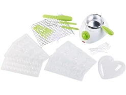 Rosenstein & Söhne Chocolatiere:Elektrische Chocolatière, Schokoladen-Schmelztopf-Set Mit 32 Teilen -Einrichtungsgeschäft pe7220 16