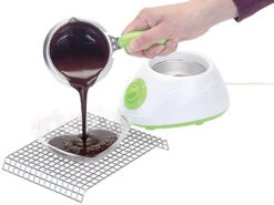 Rosenstein & Söhne Chocolatiere:Elektrische Chocolatière, Schokoladen-Schmelztopf-Set Mit 32 Teilen -Einrichtungsgeschäft pe7220 2