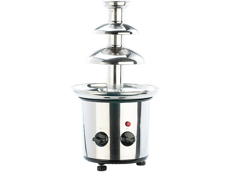 Rosenstein & Söhne Schokobrunnen:Schokoladen-Brunnen Aus Rostfreiem Edelstahl, 250 Watt 3 Rosenstein & Söhne Schokobrunnen:Schokoladen-Brunnen Aus Rostfreiem Edelstahl, 250 Watt