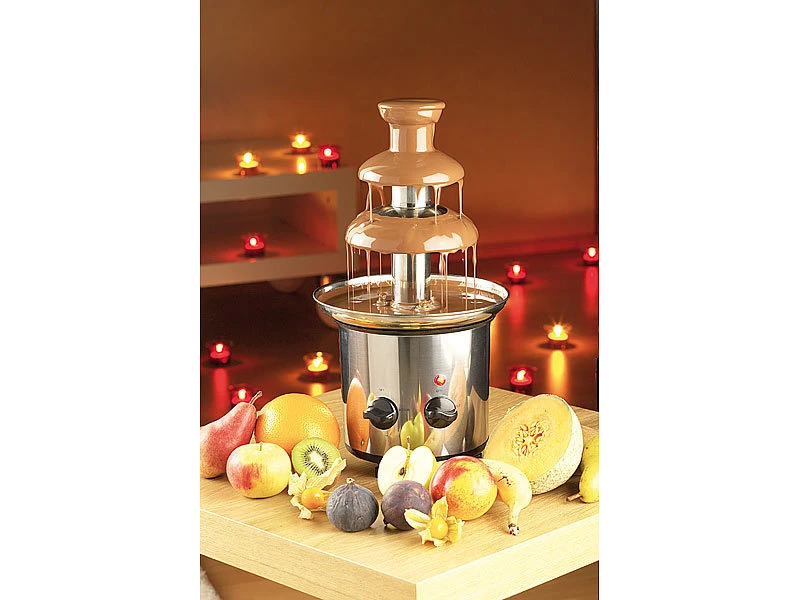 Rosenstein & Söhne Schokobrunnen:Schokoladen-Brunnen Aus Rostfreiem Edelstahl, 250 Watt 5 Rosenstein & Söhne Schokobrunnen:Schokoladen-Brunnen Aus Rostfreiem Edelstahl, 250 Watt – Bild 3