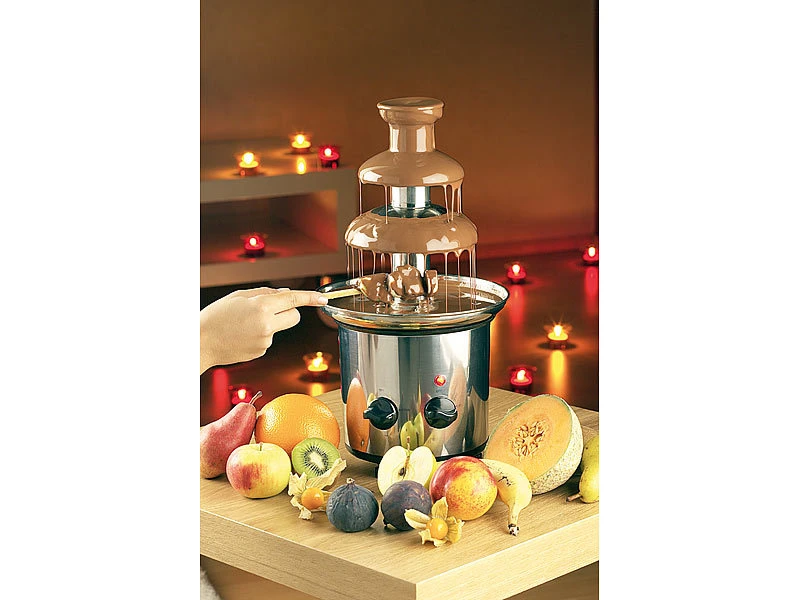 Rosenstein & Söhne Schokobrunnen:Schokoladen-Brunnen Aus Rostfreiem Edelstahl, 250 Watt 6 Rosenstein & Söhne Schokobrunnen:Schokoladen-Brunnen Aus Rostfreiem Edelstahl, 250 Watt – Bild 4