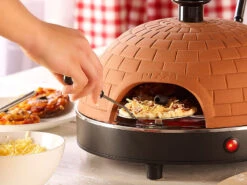 Cucina Di Modena Mini Pizza Steinofen:Pizzaofen Mit Echter Terrakotta-Haube Für 4 Personen -Einrichtungsgeschäft pv7278 4